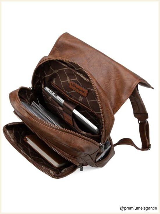 Laptop Backpack with USB Charging Port, Vintage Travel Work College Bookbag
